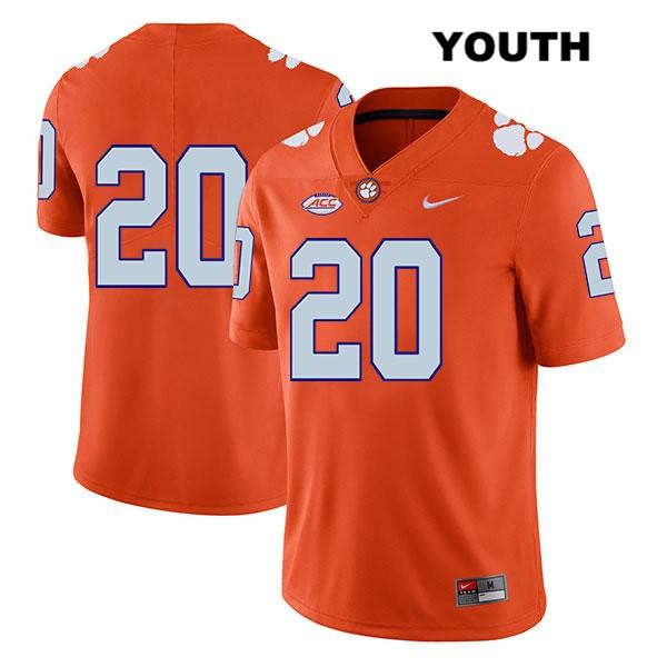 Youth Clemson Tigers #20 LeAnthony Williams Stitched Orange Legend Authentic Nike No Name NCAA College Football Jersey SDF3746WT